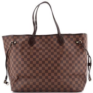 Good Louis Vuitton Neverfull NM Tote Brown Canvas